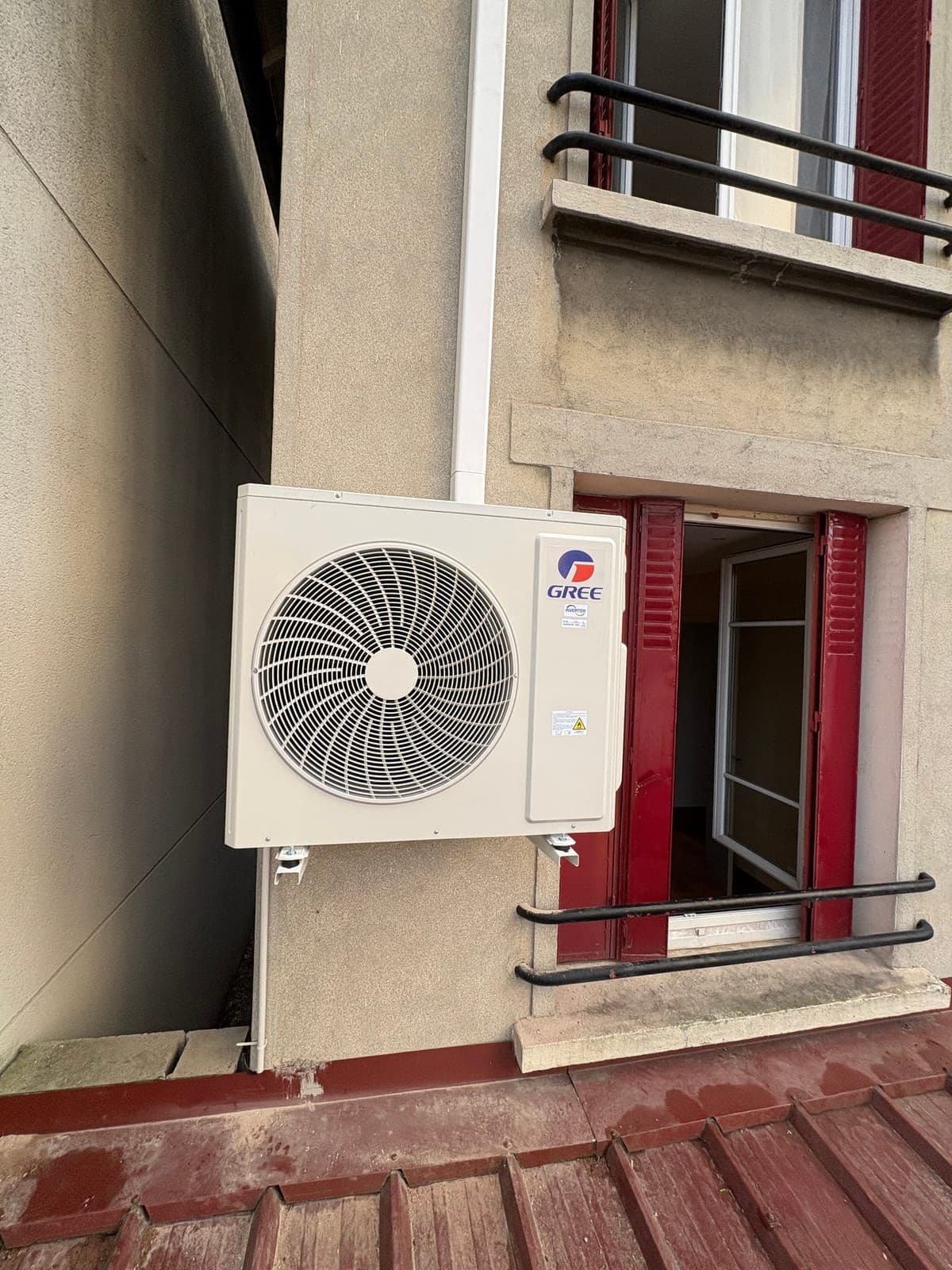 PAC air/air Gree installée à Chelles